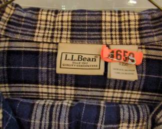 LL Bean Plaid Flannel Pajama Set second image
