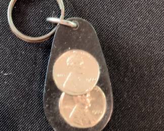 ZincCoated Penny Keychain