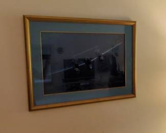 Gold Framed P Photo