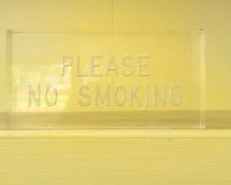 Please No Smoking Sign