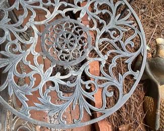 Cast Aluminum Garden Table Top