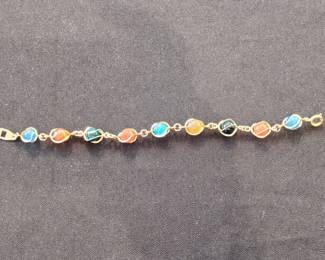 WireWrapped Gemstone Bracelet