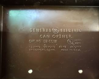 General Electric Automatic Can Opener second image