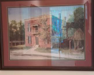 Watercolor Painting of Historic Building by Emily James