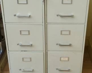 Cole Steel Drawer Filing Cabinets Set of 