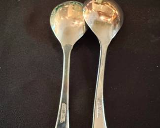 Silver Plated Dessert Spoons Set of  second image