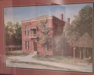 Watercolor Painting of Historic Building by Emily James second image
