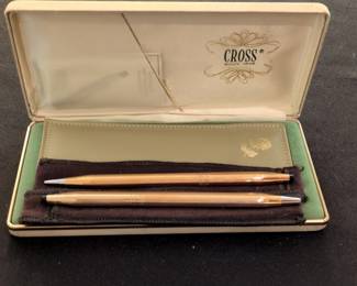 Cross K Gold Filled Pen Set