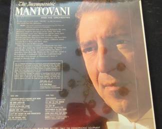 The Incomparable Mantovani And His Orchestra Vinyl Record second image