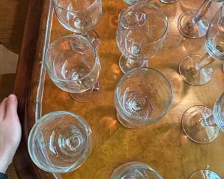 Assorted Crystal Wine Glasses B