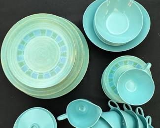 Brookpark El Dorado Turquoise Dinnerware Set