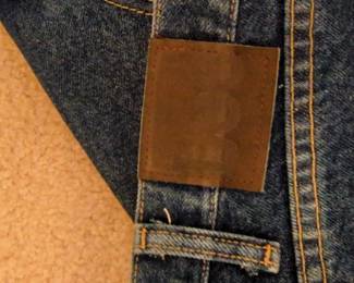 Mens Rustler Blue Denim Jeans second image