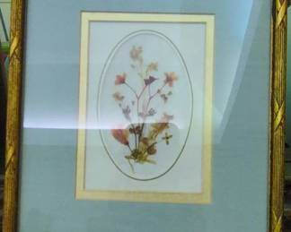 Framed Pressed Flower Arrangement third image