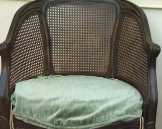 Pair of Louis XV Style Cane Back Bergere Armchairs second image