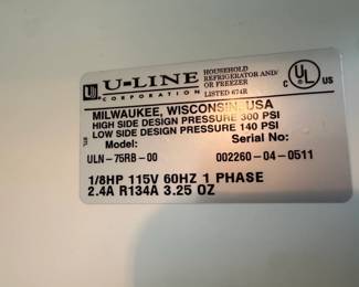 ULine ULNRB Refrigerator or Freezer third image