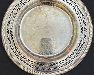 Silver Plated Plate