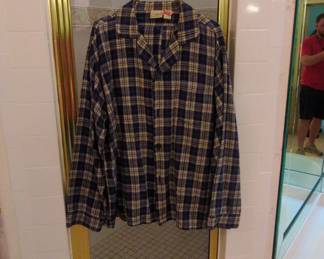 LL Bean Plaid Flannel Pajama Set