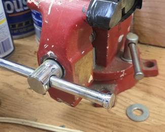 Bench Vise with Tape Repair