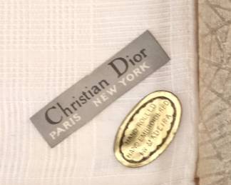 Christian Dior HandEmbroidered Linen Handkerchief Set third image