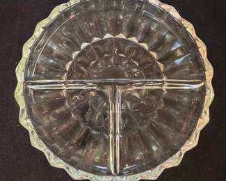 Glass Relish Dish