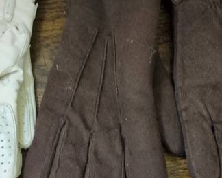 Brown Wool Gloves