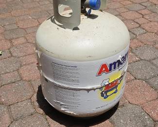 Unopened full tank propane, seal intact