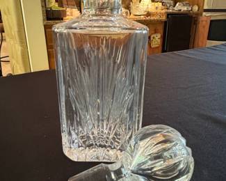 Gorham Nachtmann Althea Pattern Full Lead Crystal Decanter fourth image