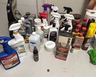 Assorted Household Cleaning and Maintenance Products