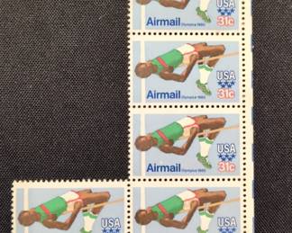  USA Airmail High Jumper Scott C Stamps