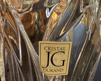 Cristal DArques Vincennes Cut Lead Crystal Vase second image