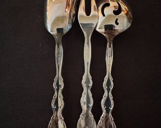 International Silver Plate Serving Utensil Set  Victorian Classic