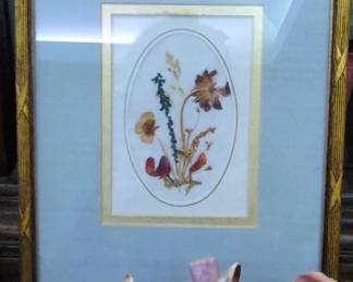 Framed Pressed Flower Arrangement