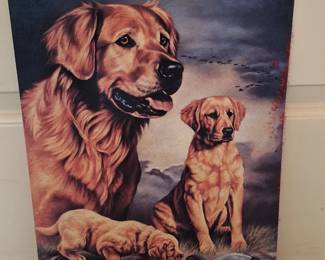 Jeanne Graham Golden Retriever Hunting Partners Lithograph Print