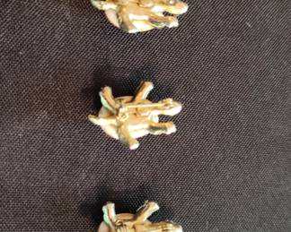 Set of Three Turtle Brooches second image