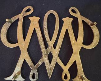 Virginia Metalcrafters William  Mary Cypher Trivet second image