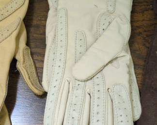 Vintage Kislav Kidskin Leather Driving Gloves