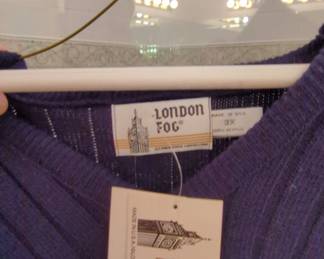 London Fog Mens VNeck Cable Knit Sweater Vest  Made in USA second image