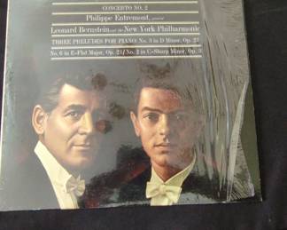 Sergei Rachmaninoff  Piano Concerto No. or Three Preludes  Philippe Entremont, Leonard Bernstein, New York Philharmonic Columbia Masterworks ML 