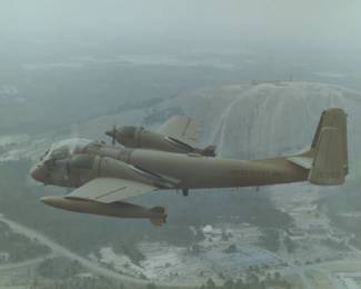 Grumman OV Mohawk US Army Aircraft Photo with Dedication Plaque second image