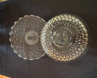 Glass Platter and Bowl Set fourth image