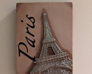 Eiffel Tower Paris Wall Plaque