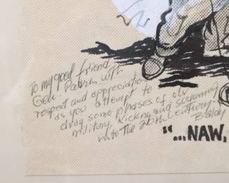 Baldy Cartoon  Naw, Some of Us Wanta Hold Her Together for Old Times Sake third image