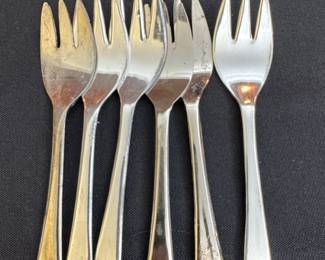 SilverPlated Cocktail Forks