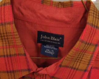 John Blair Plaid Acrylic ButtonUp Shirt second image