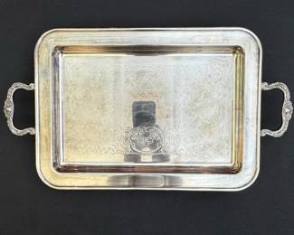Silver Plate Serving Tray