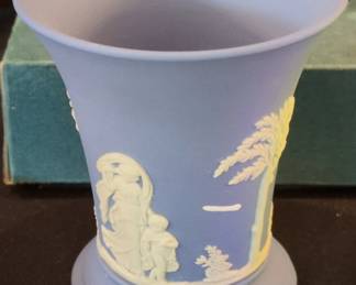 Wedgwood Jasperware Trumpet Vase