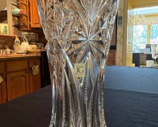 Cristal DArques Vincennes Cut Lead Crystal Vase