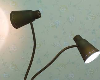 Vintage TwinHead Gooseneck Floor Lamp second image