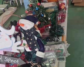 Plush Snowman Christmas Decor