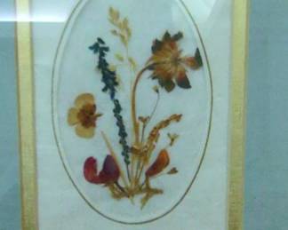 Framed Pressed Flower Arrangement second image